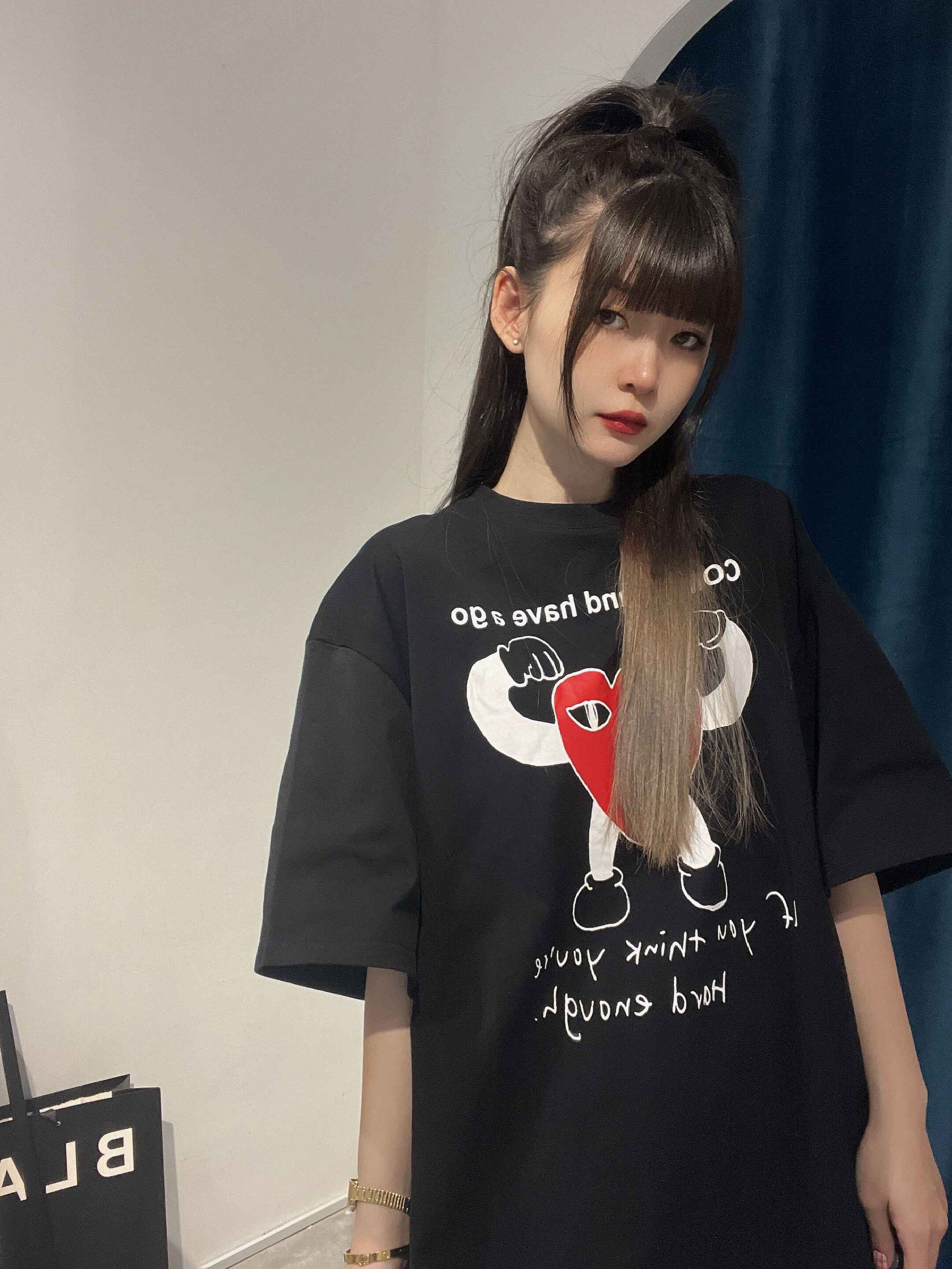 爱心Oversize Tee  | Ninestudio.9