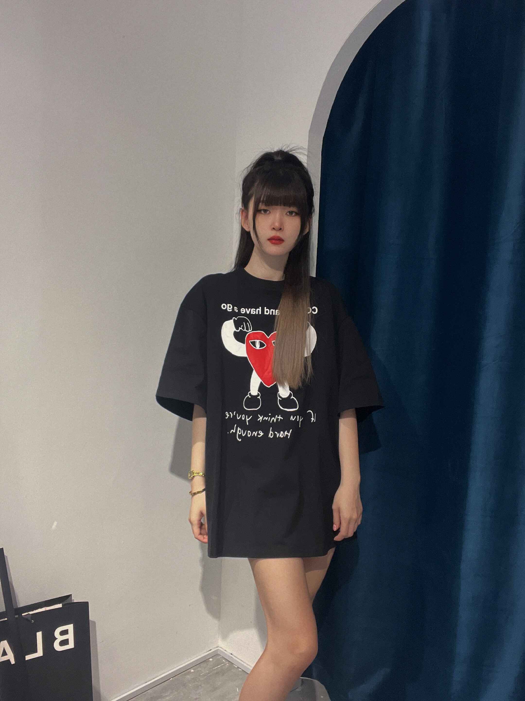爱心Oversize Tee  | Ninestudio.9
