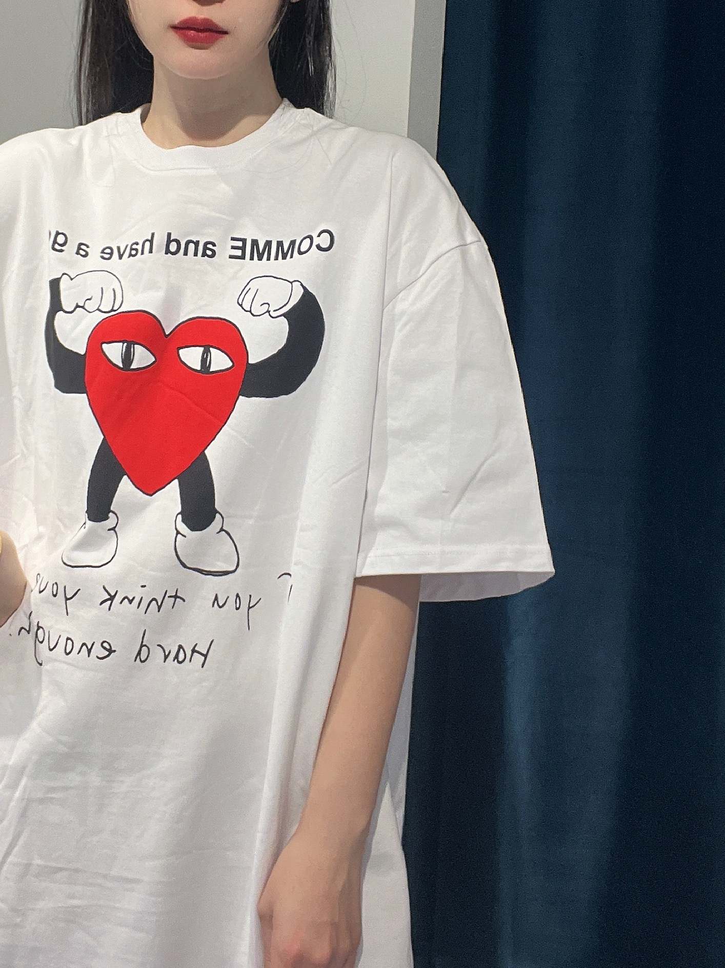 爱心Oversize Tee  | Ninestudio.9