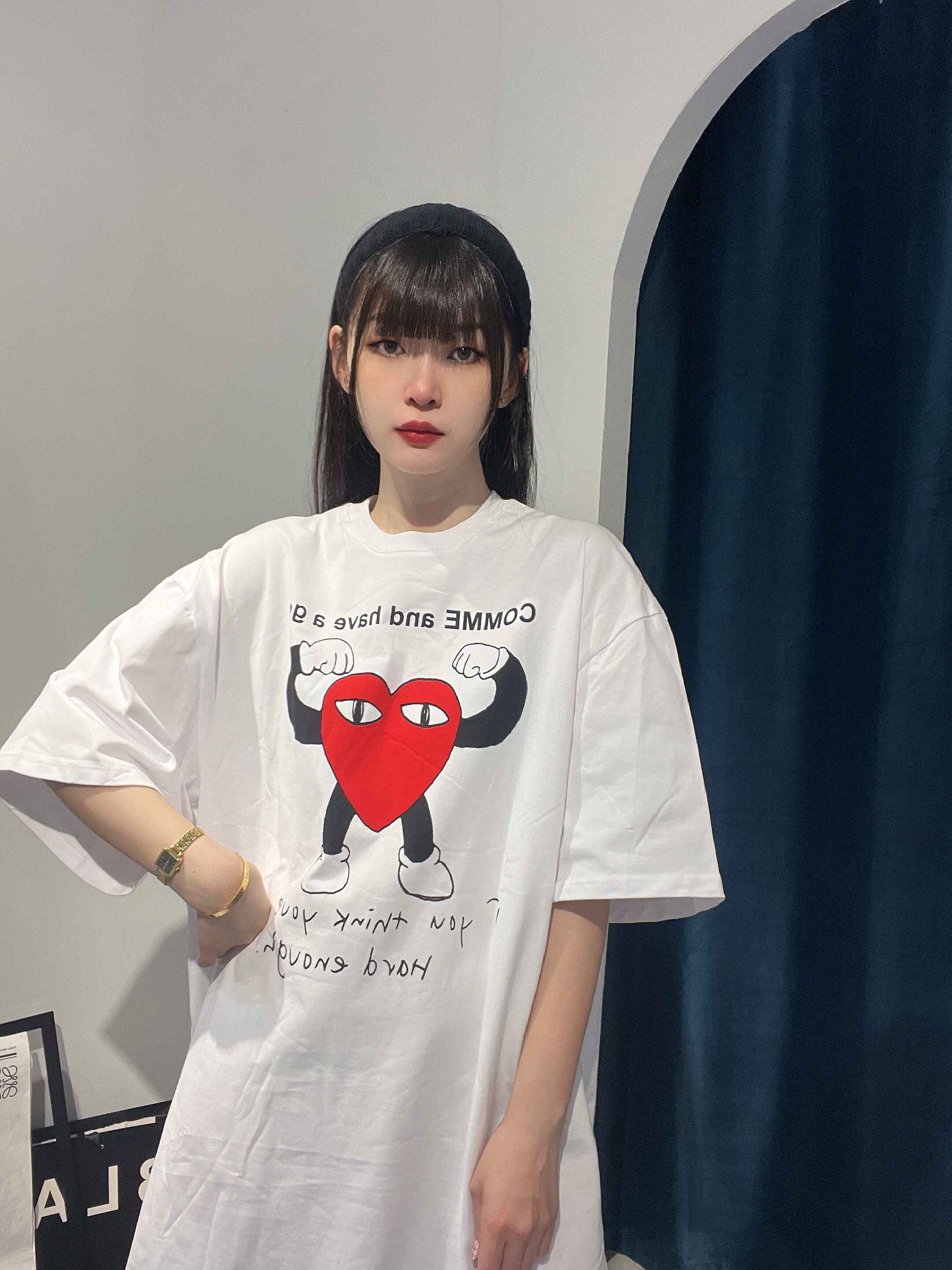 爱心Oversize Tee  | Ninestudio.9