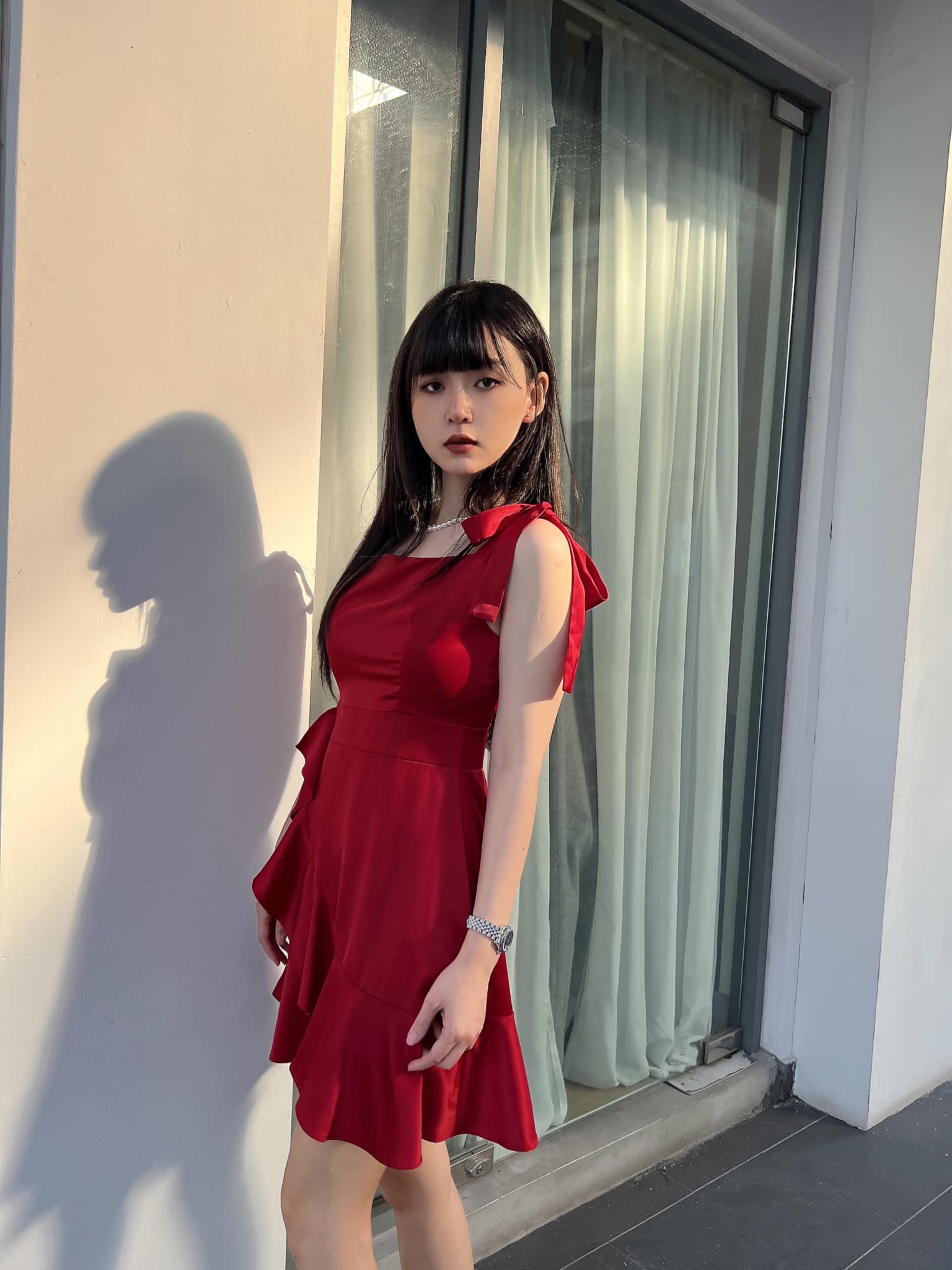 气质丝绸连衣裙 | Ninestudio.9