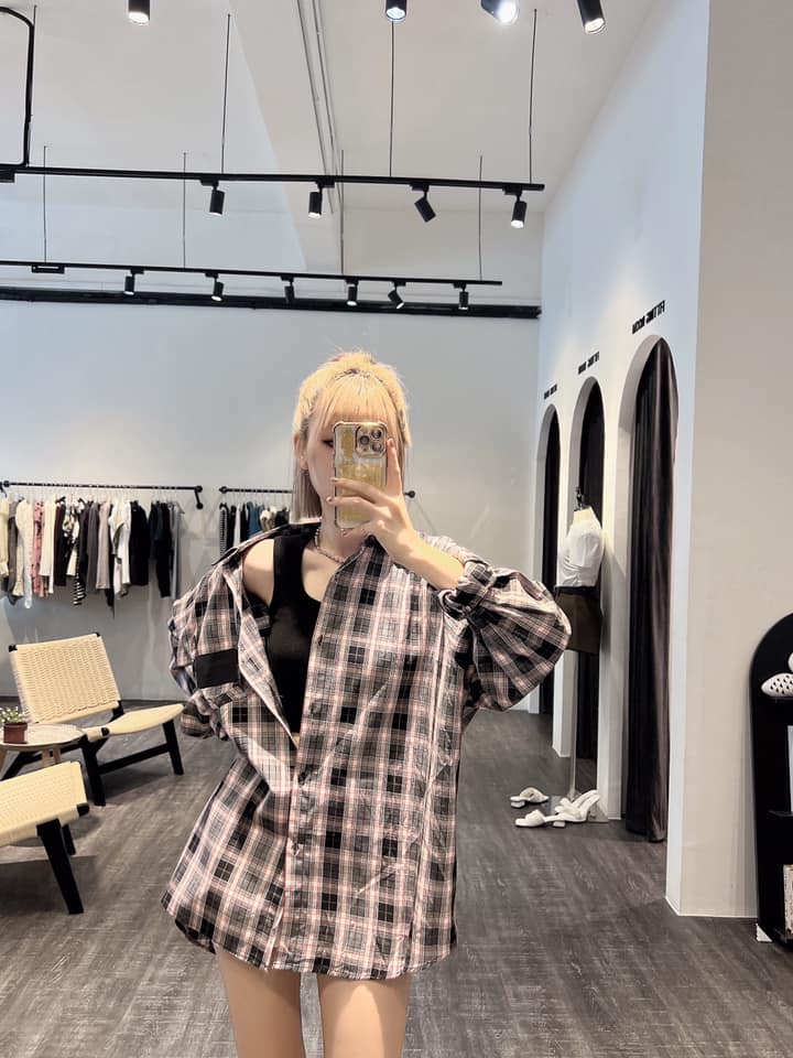 男友风格子衬衫  | Ninestudio.9