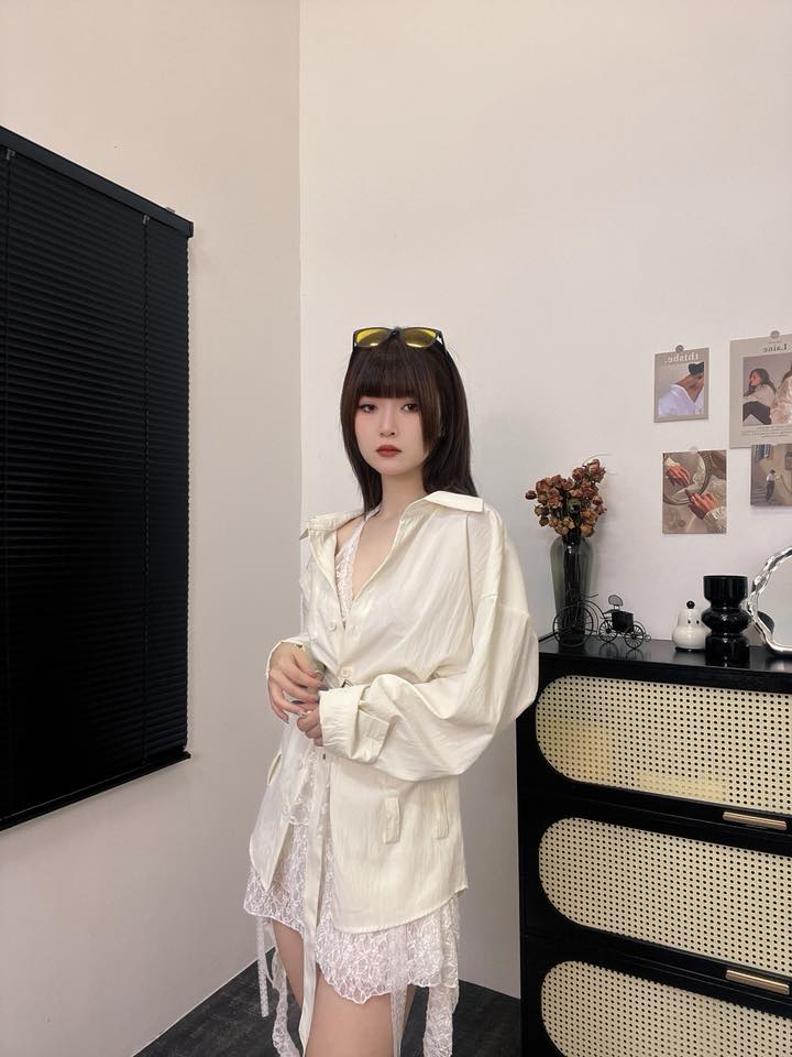 两件式蕾丝搭配衬衣 | Ninestudio.9