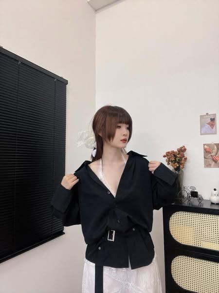 两件式蕾丝搭配衬衣 | Ninestudio.9
