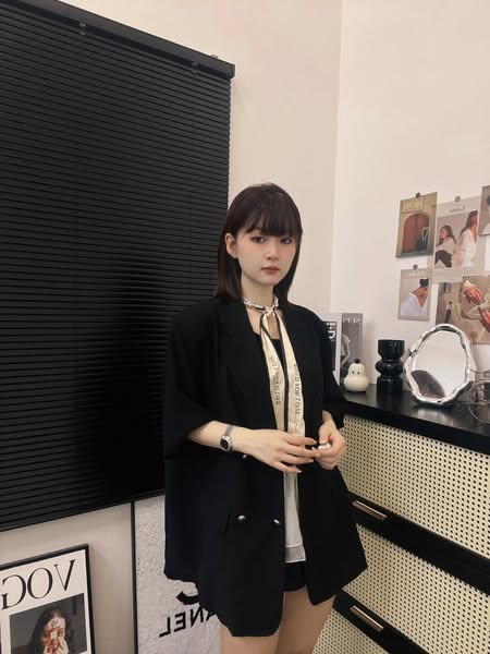 oversize西装垫肩外套 | Ninestudio.9